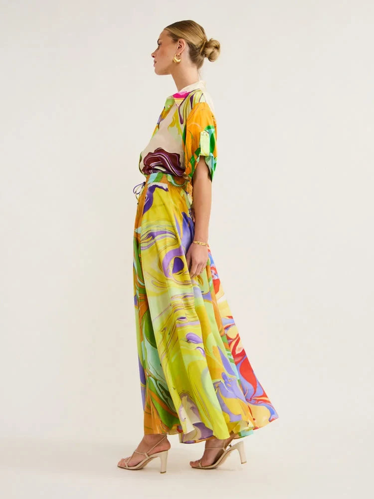 Olga · Conjunto de camisa y vestido – Silvia Morel