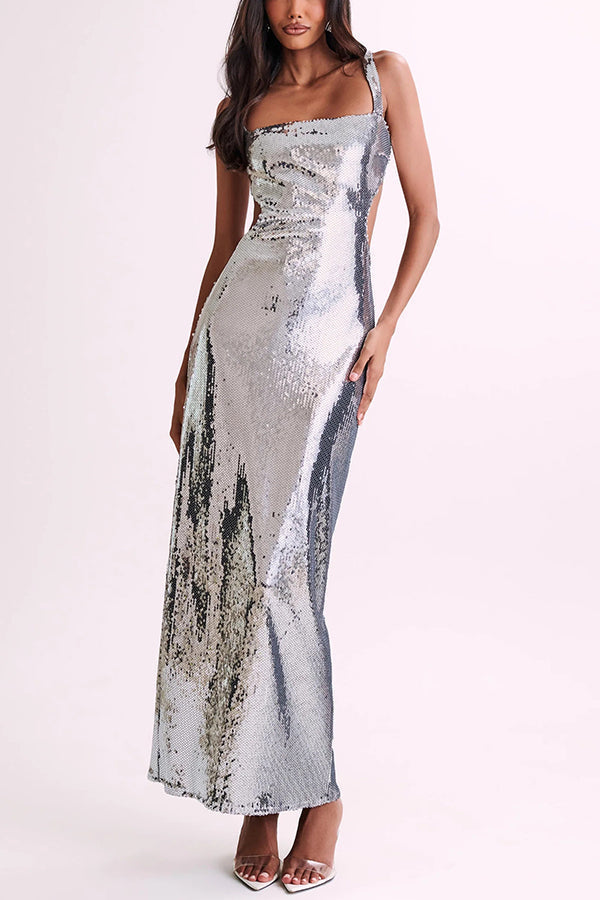 Ainhoa · Vestido largo de lentejuelas – Silvia Morel