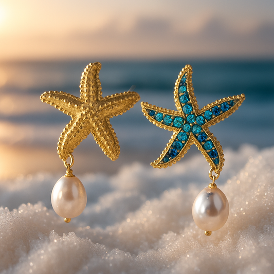 Sello · Pendientes de mar antiguo – Silvia Morel