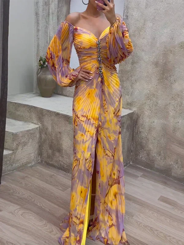 Ivet · Vestido elegante con escote en V – Silvia Morel