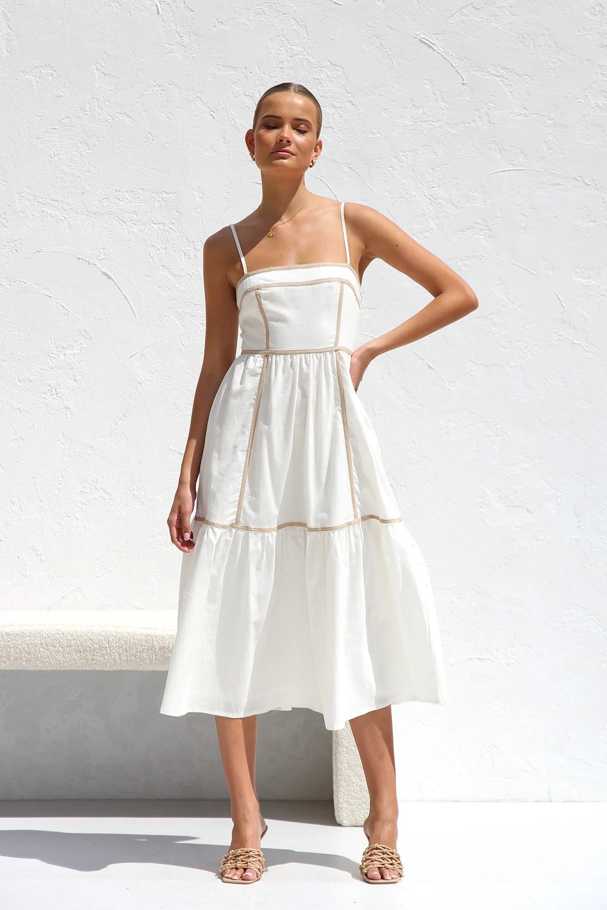 Hilda · Vestido holgado de tirantes – Silvia Morel