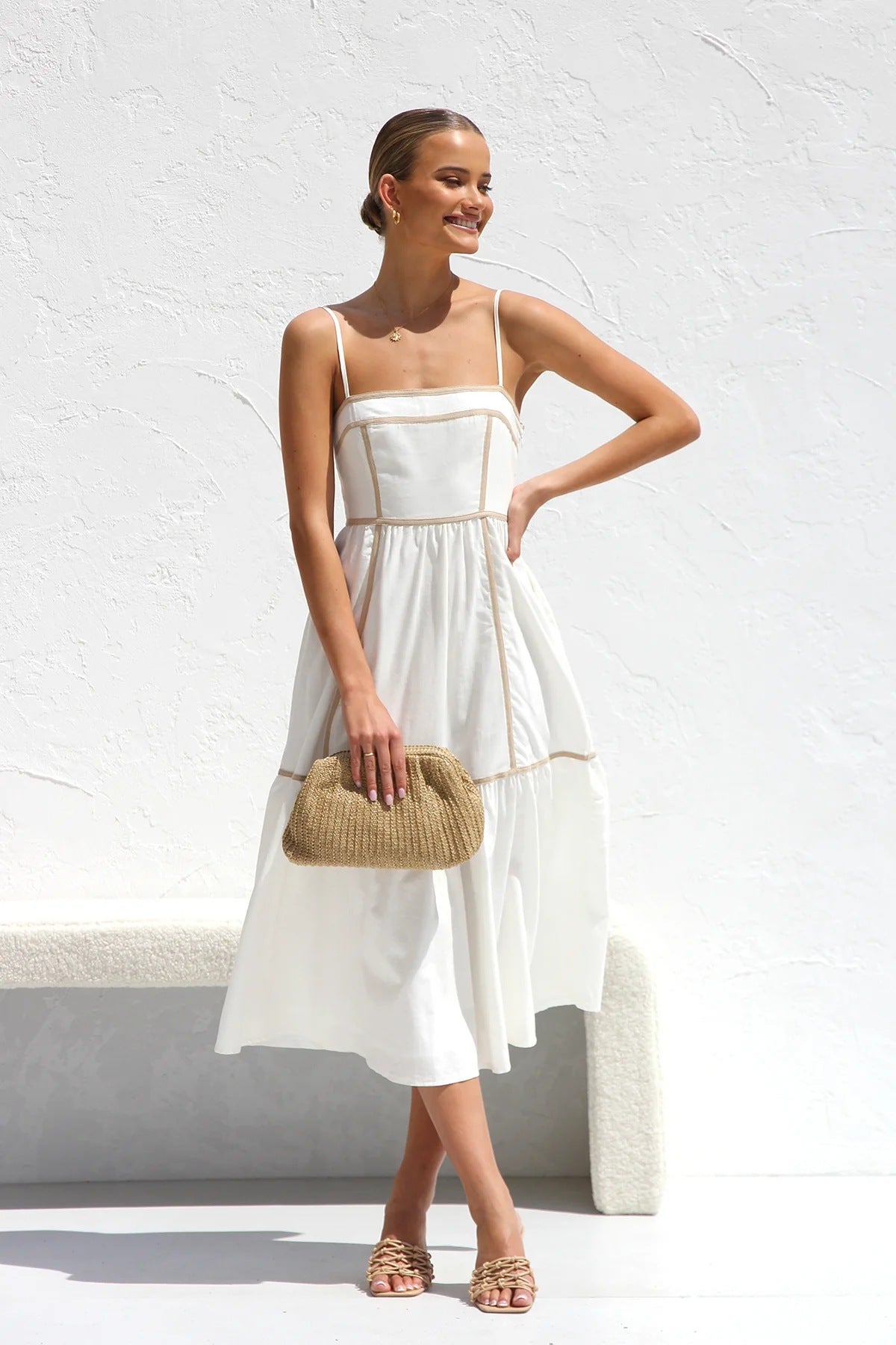 Hilda · Vestido holgado de tirantes – Silvia Morel
