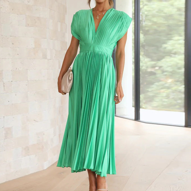 Abril · Vestido midi entallado de ocasión – Silvia Morel