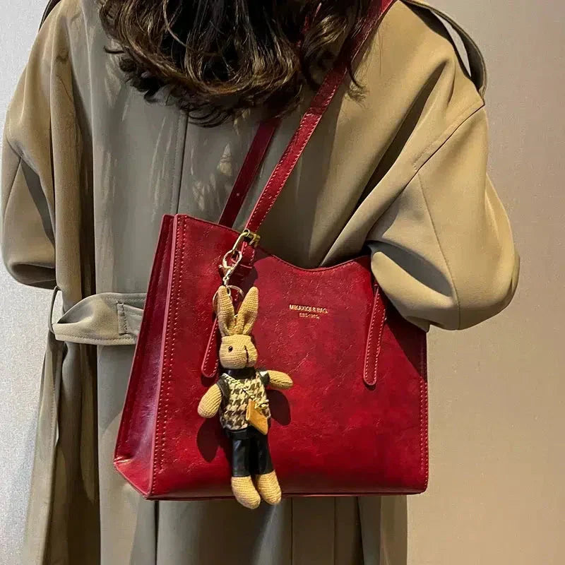 Marcela · Bolso de hombro vintage con llavero – Silvia Morel