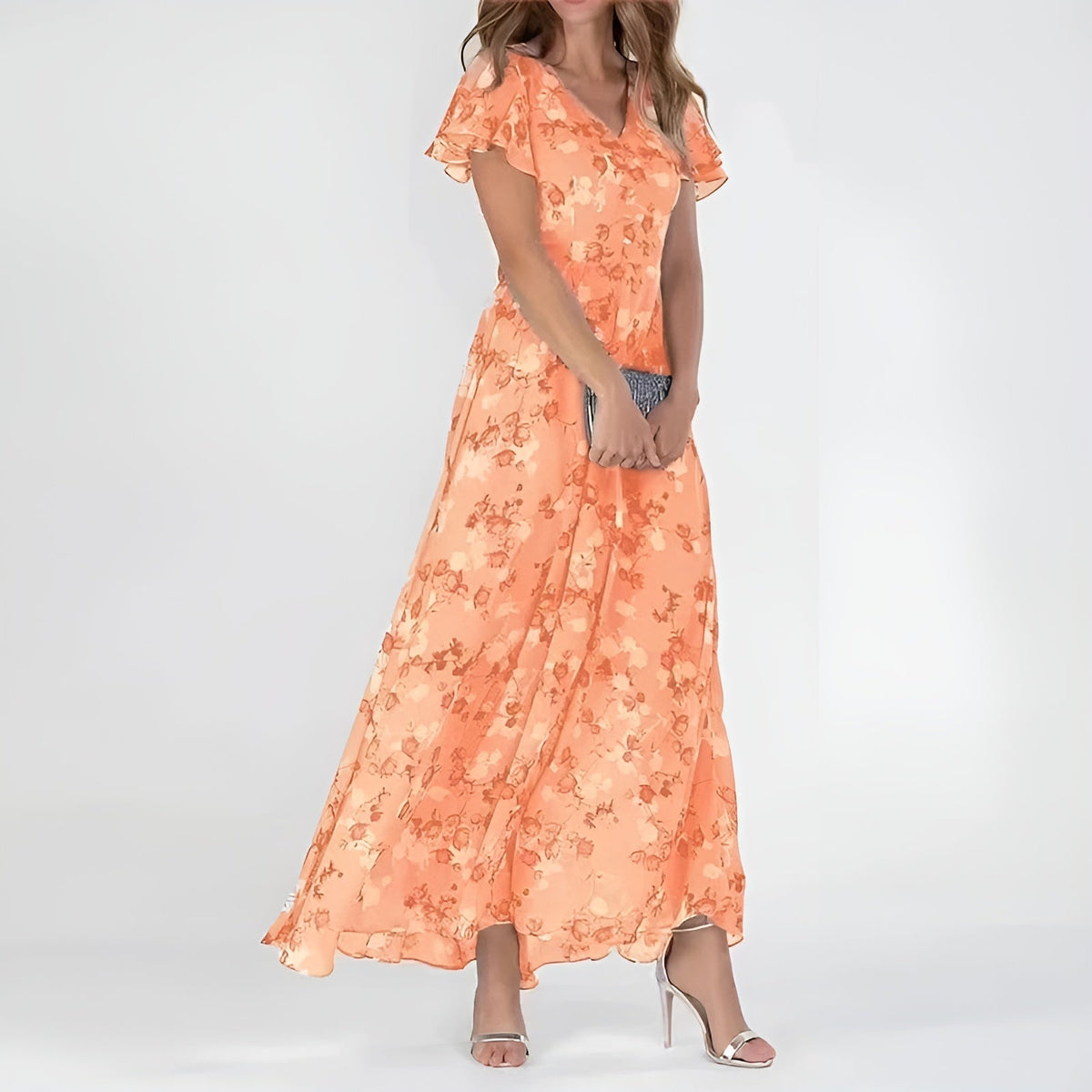 Cándida · Vestido vaporoso que disimula el abdomen – Silvia Morel