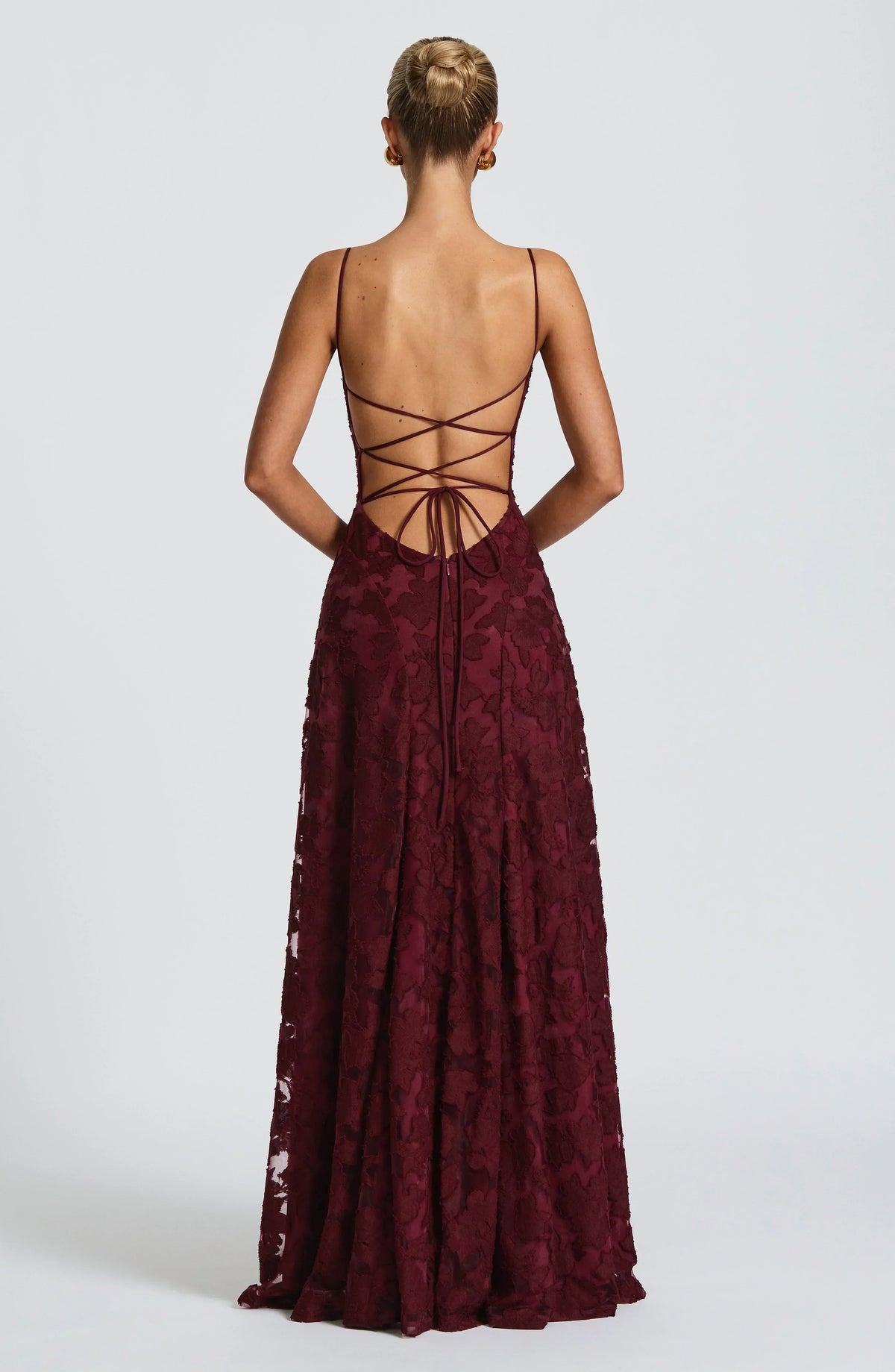 Ariadna · Vestido largo drapeado – Silvia Morel