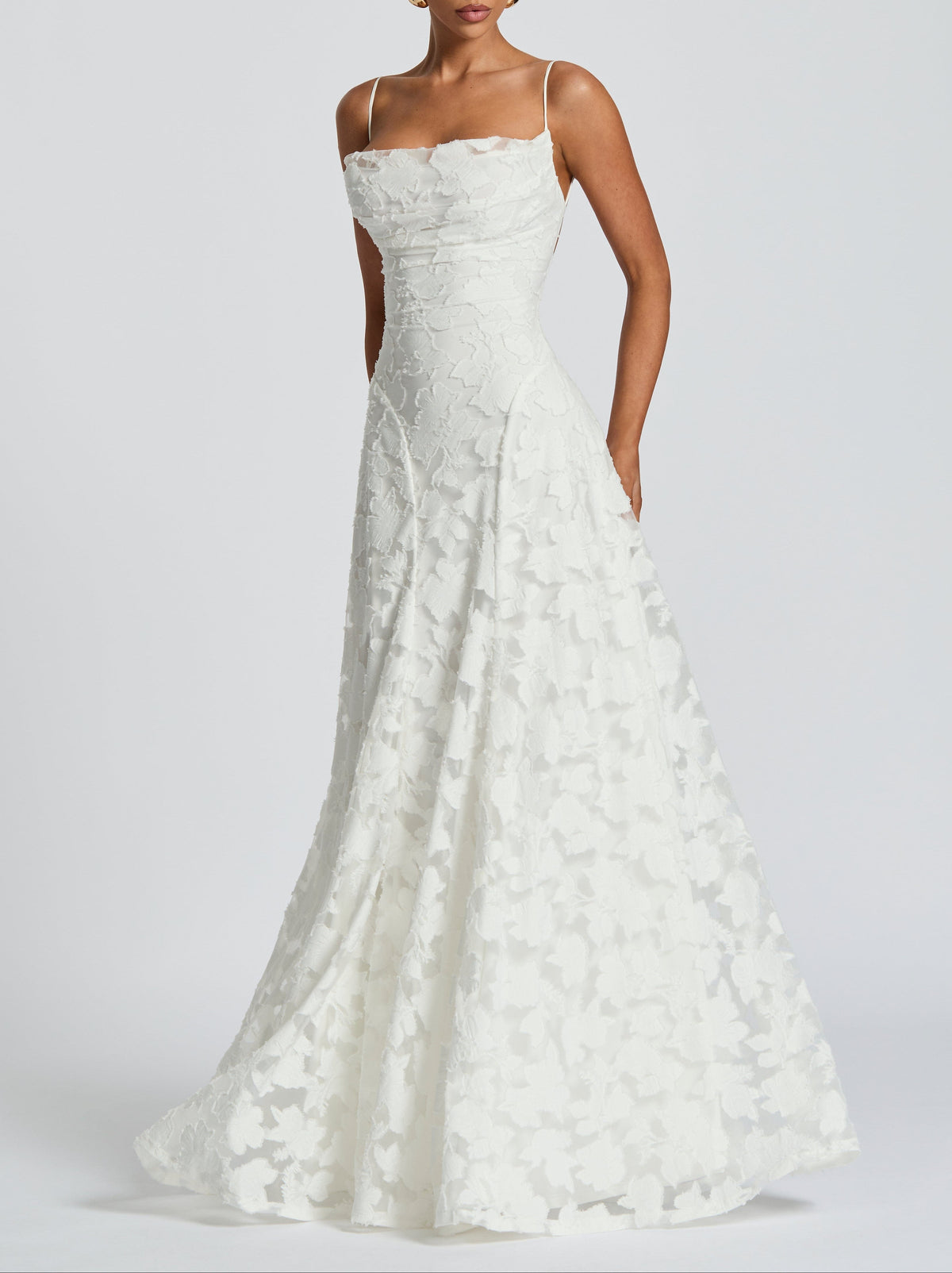 Ariadna · Vestido largo drapeado – Silvia Morel