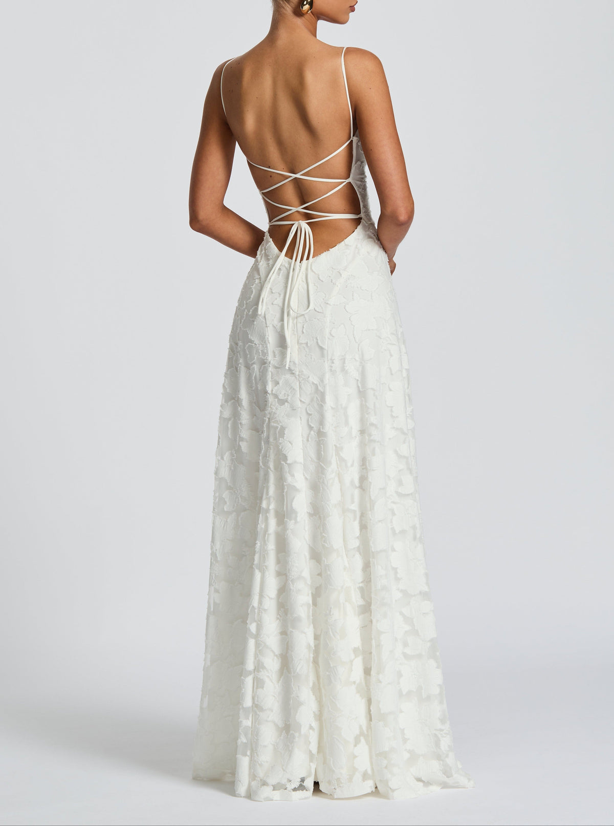 Ariadna · Vestido largo drapeado – Silvia Morel