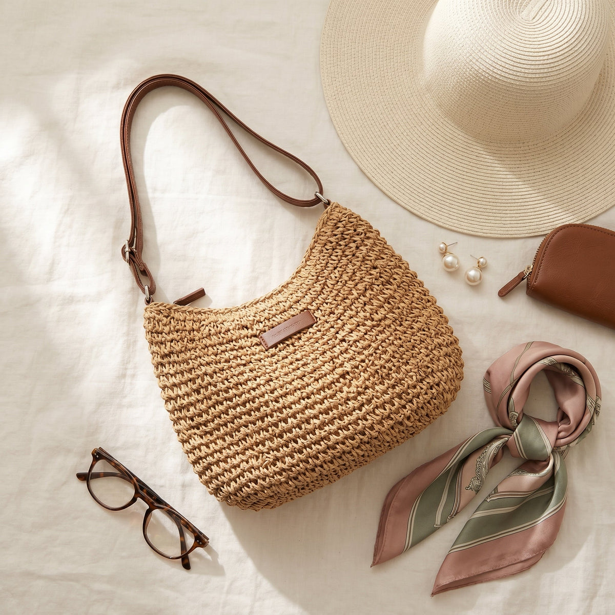 Francisca · Bolso bandolera trenzado – Silvia Morel