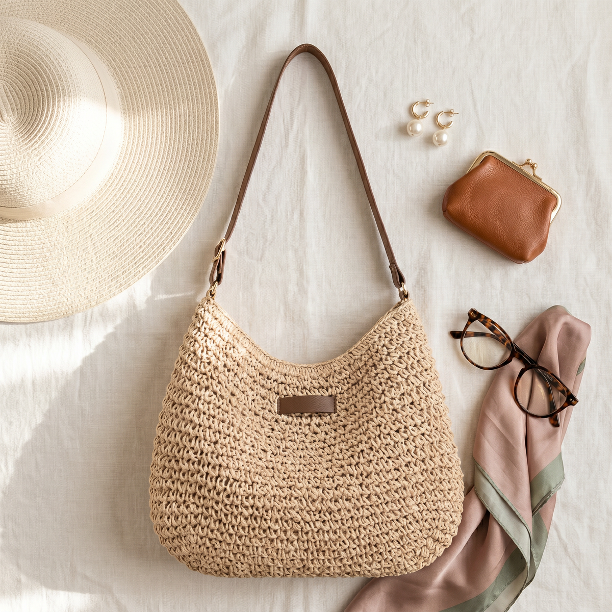 Francisca · Bolso bandolera trenzado – Silvia Morel