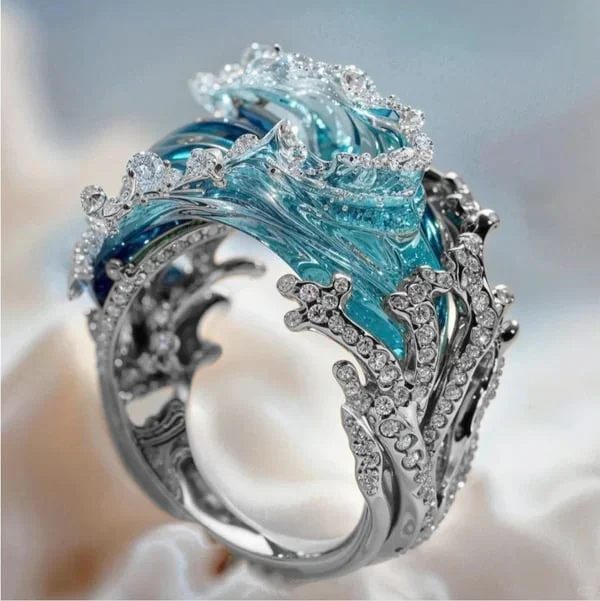 Tempestad · Anillo de inspiración oceánica – Silvia Morel