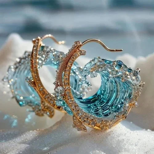 Bruma · Pendientes de inspiración marina – Silvia Morel