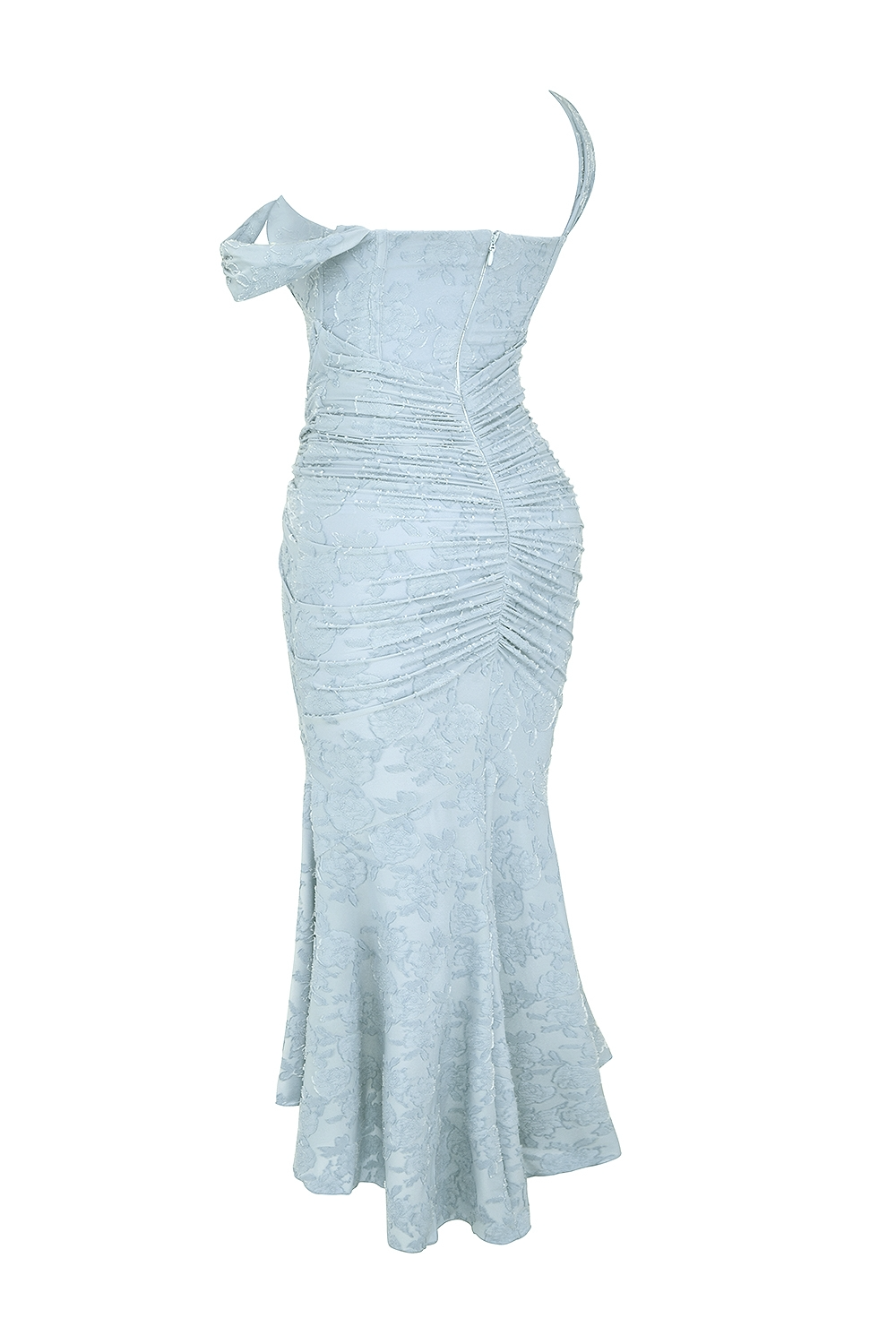 Pilar · Vestido largo de encaje con corsé – Silvia Morel