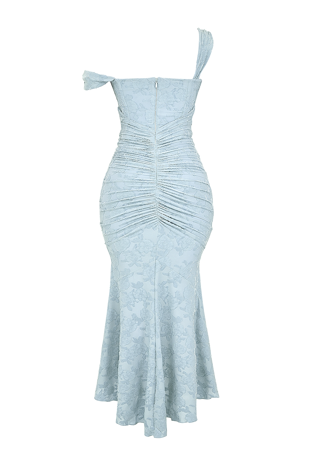 Pilar · Vestido largo de encaje con corsé – Silvia Morel