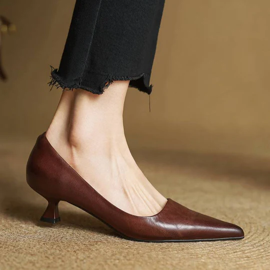 Imelda · Zapatos de tacón minimalistas – Silvia Morel