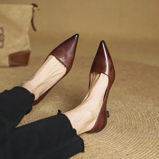 Imelda · Zapatos de tacón minimalistas – Silvia Morel