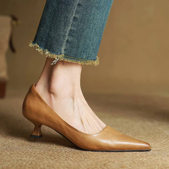 Imelda · Zapatos de tacón minimalistas – Silvia Morel