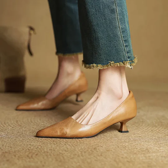 Imelda · Zapatos de tacón minimalistas – Silvia Morel