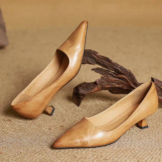 Imelda · Zapatos de tacón minimalistas – Silvia Morel