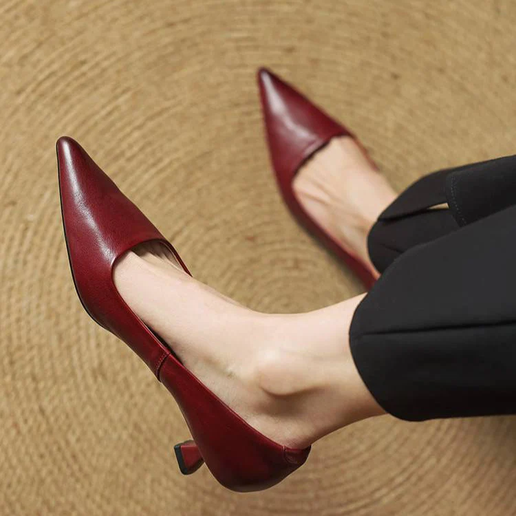 Imelda · Zapatos de tacón minimalistas – Silvia Morel