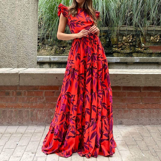 Sofía · Vestido largo floral versátil – Silvia Morel