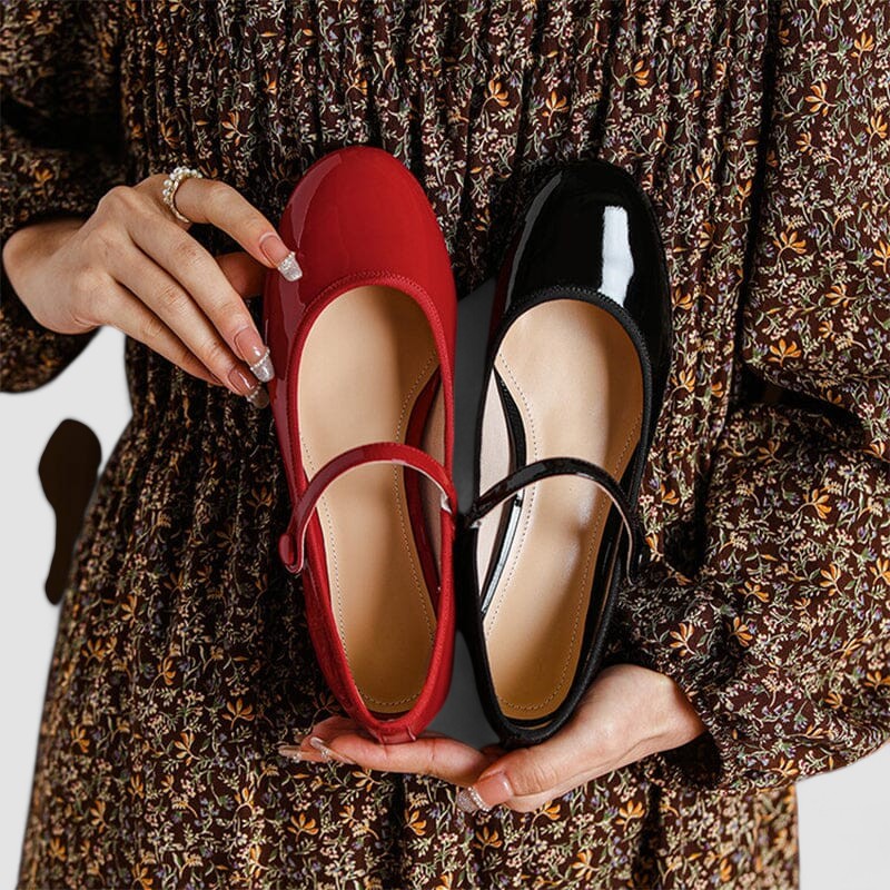 Zaida · Zapatos Mary Jane planos – Silvia Morel
