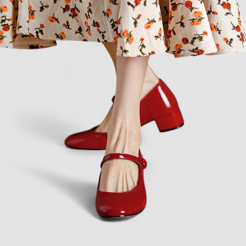 Zaida · Zapatos Mary Jane planos – Silvia Morel