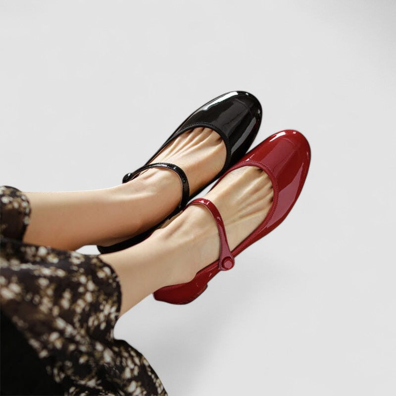 Zaida · Zapatos Mary Jane planos – Silvia Morel