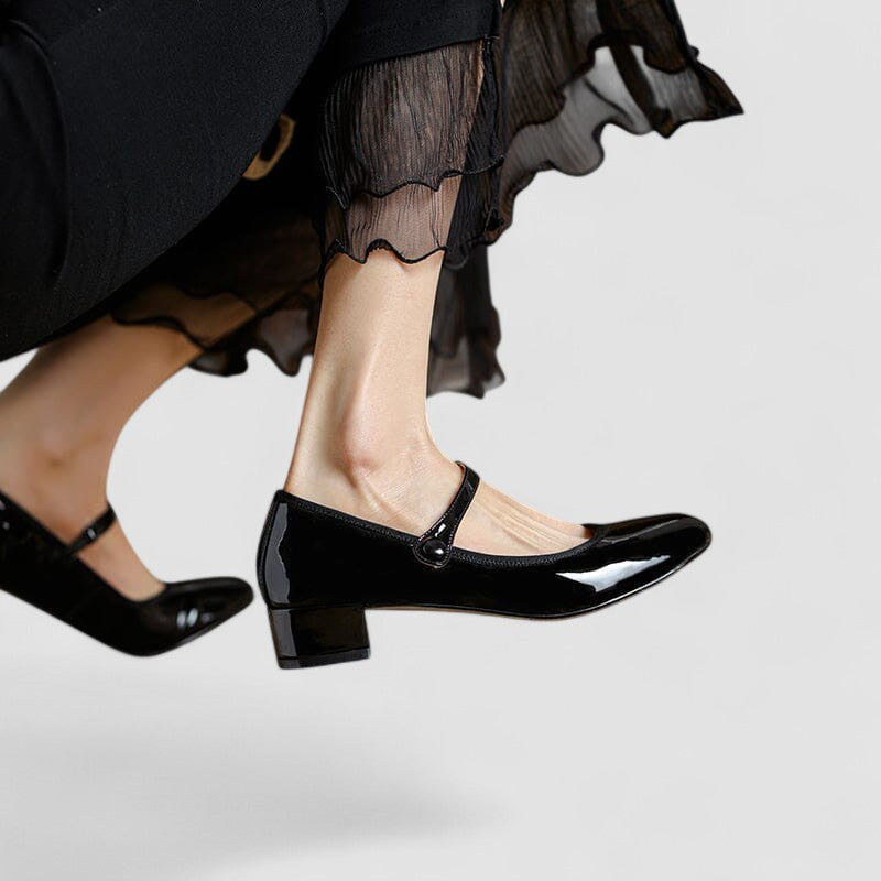Zaida · Zapatos Mary Jane planos – Silvia Morel