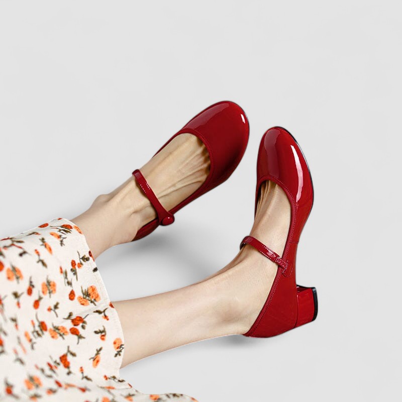 Zaida · Zapatos Mary Jane planos – Silvia Morel