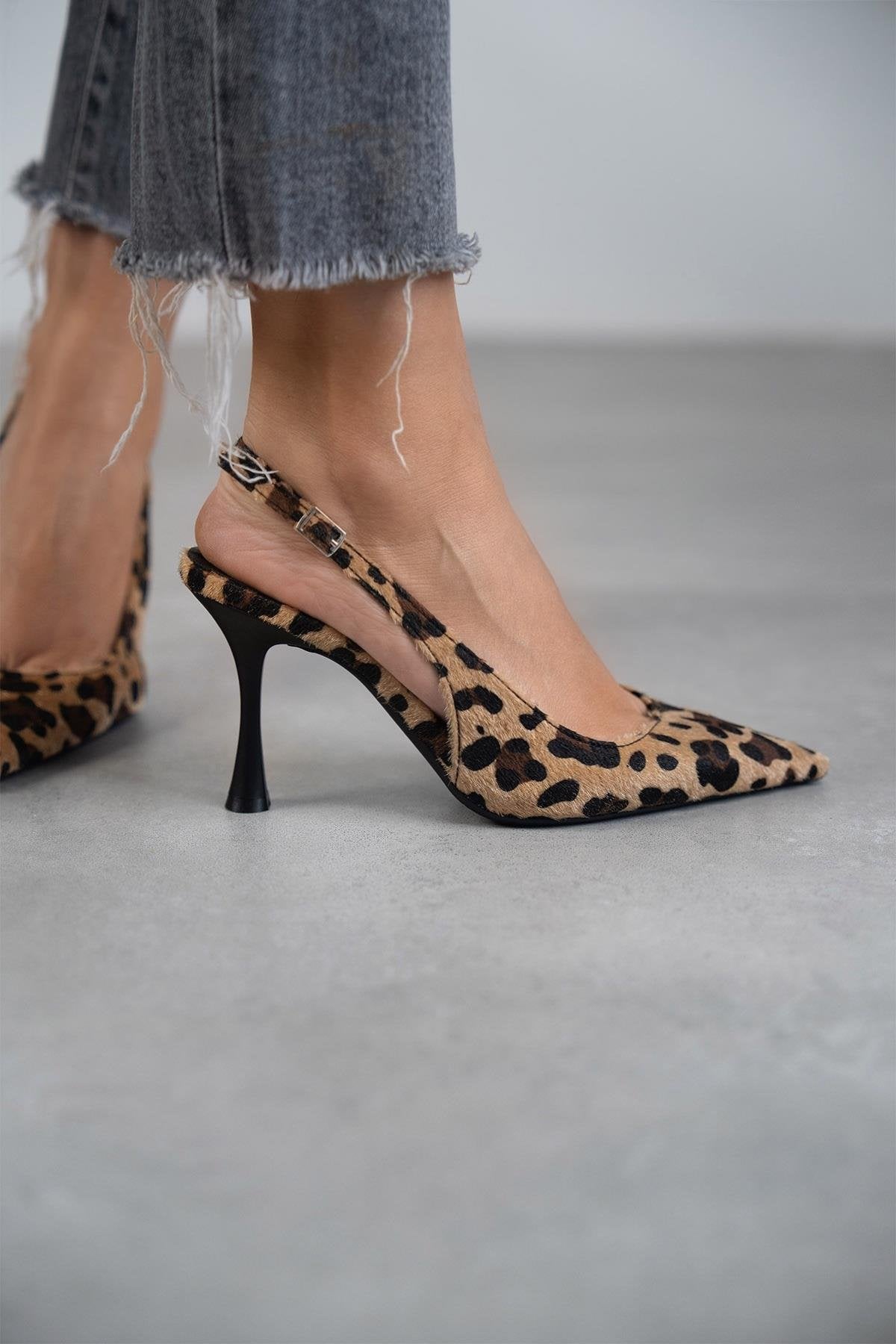 Hortensia · Zapatos de tacón de leopardo – Silvia Morel