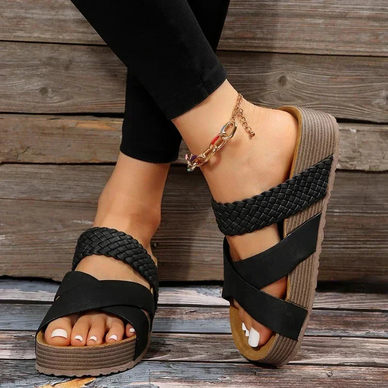 Oliva · Sandalias ergonómicas – Silvia Morel