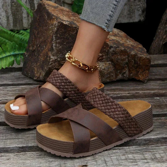 Oliva · Sandalias ergonómicas – Silvia Morel