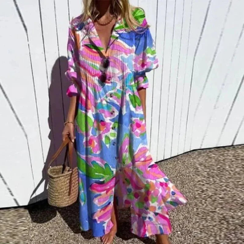Neus · Vestido largo bohemio – Silvia Morel