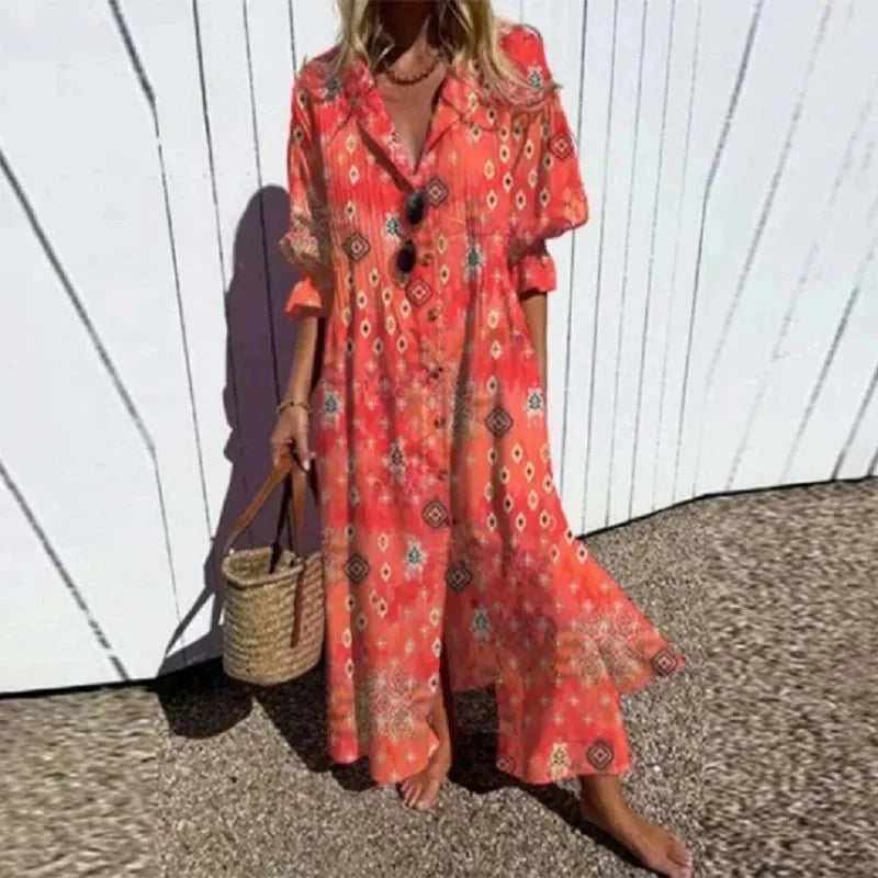 Neus · Vestido largo bohemio – Silvia Morel