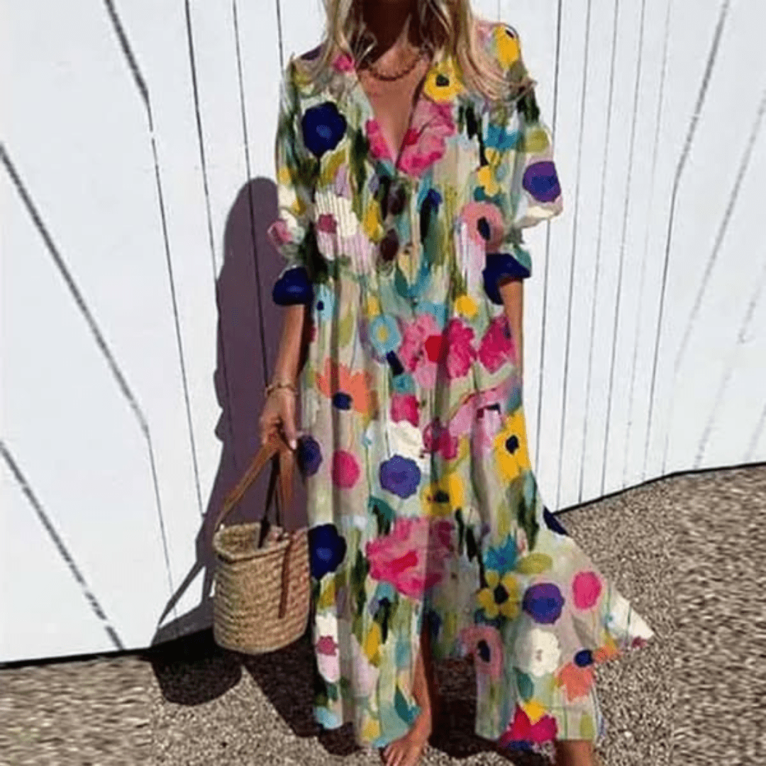 Neus · Vestido largo bohemio – Silvia Morel