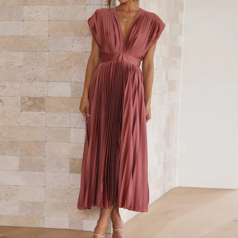 Abril · Vestido midi entallado de ocasión – Silvia Morel